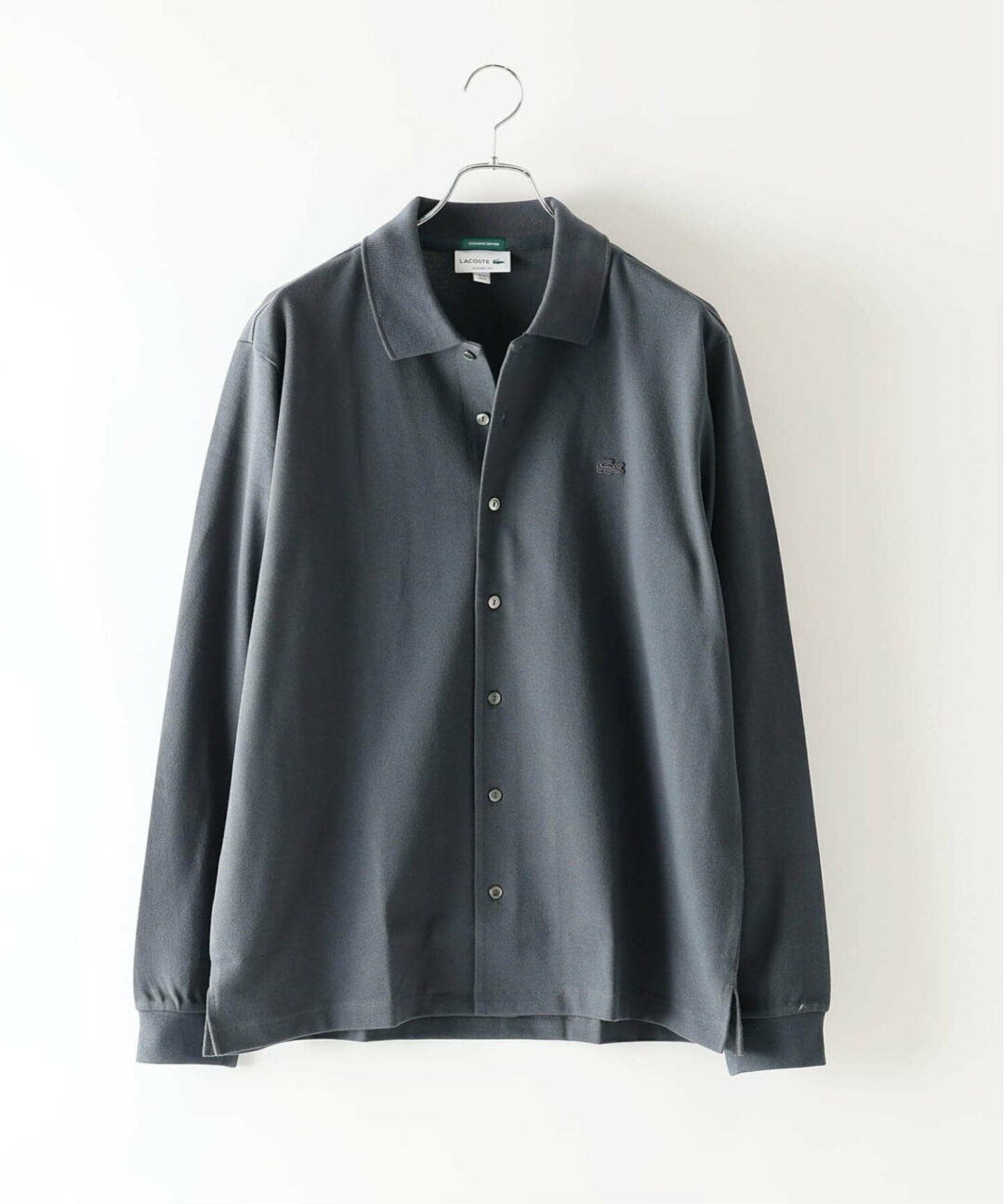 LACOSTE × EDIFICE 2025 FW 別注 フルオープン ロングスリーブポロシャツが発売 (ラコステ エディフィス)
