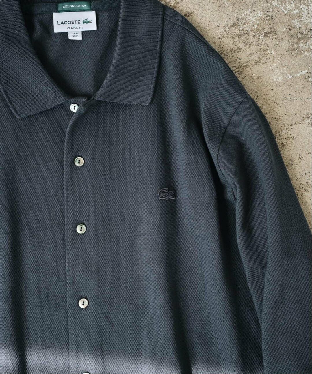 LACOSTE × EDIFICE 2025 FW 別注 フルオープン ロングスリーブポロシャツが発売 (ラコステ エディフィス)