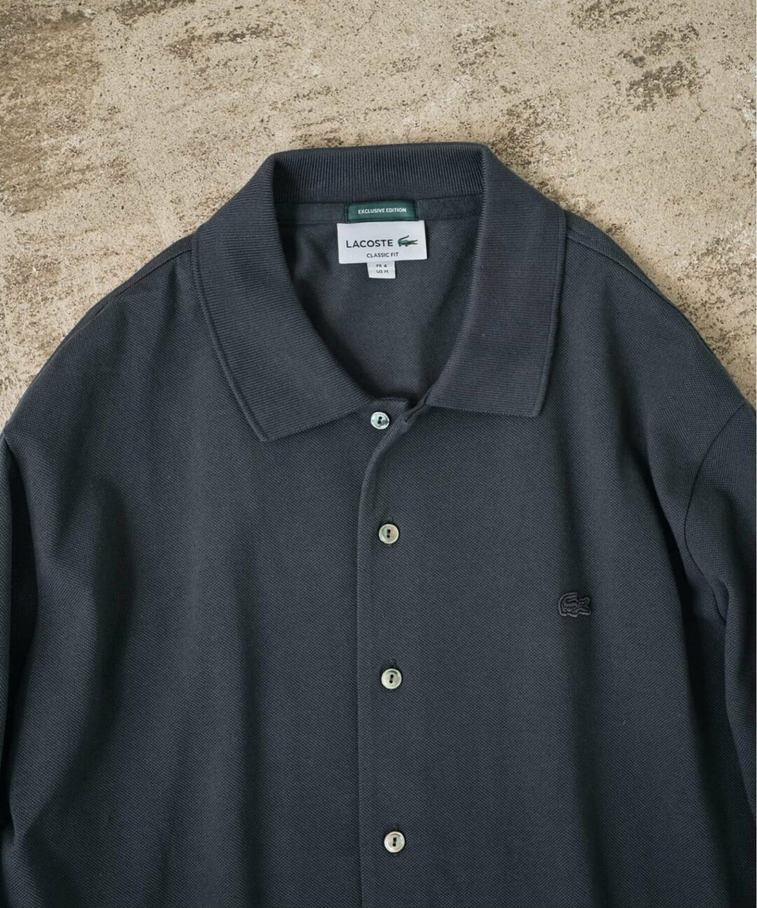 LACOSTE × EDIFICE 2025 FW 別注 フルオープン ロングスリーブポロシャツが発売 (ラコステ エディフィス)