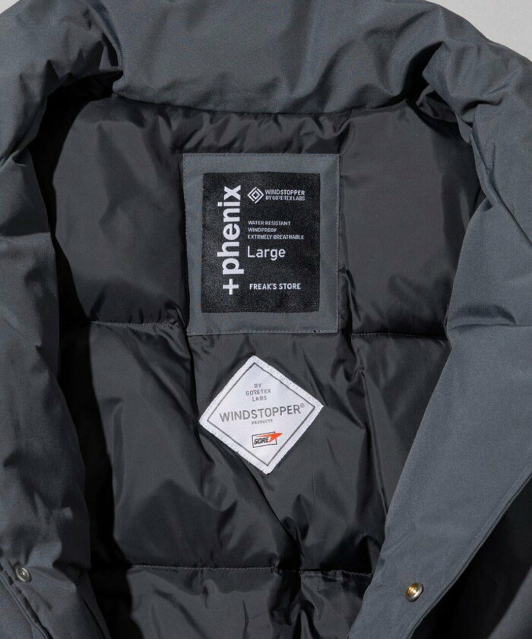 FREAK’S STORE/Plus Phenix 2025 FW 別注 “GORE-TEX WINDSTOPPER SNAP DOWN JACKET”が11月下旬 発売 (フリークスストア プラスフェニックス ゴアテックス ウィンドストッパー スナップ ダウン ジャケット)