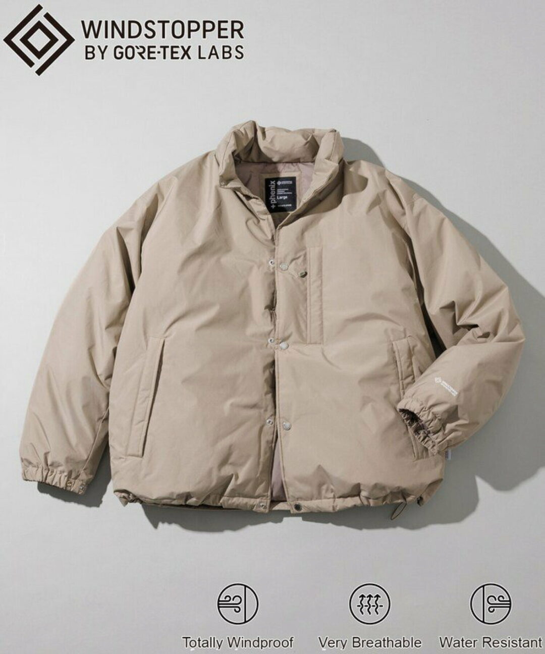 FREAK’S STORE/Plus Phenix 2025 FW 別注 “GORE-TEX WINDSTOPPER SNAP DOWN JACKET”が11月下旬 発売 (フリークスストア プラスフェニックス ゴアテックス ウィンドストッパー スナップ ダウン ジャケット)