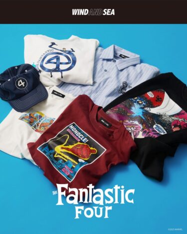 WIND AND SEA × ファンタスティック・フォー コラボが2025年 9/27 発売 (ウィンダンシー The Fantastic Four)