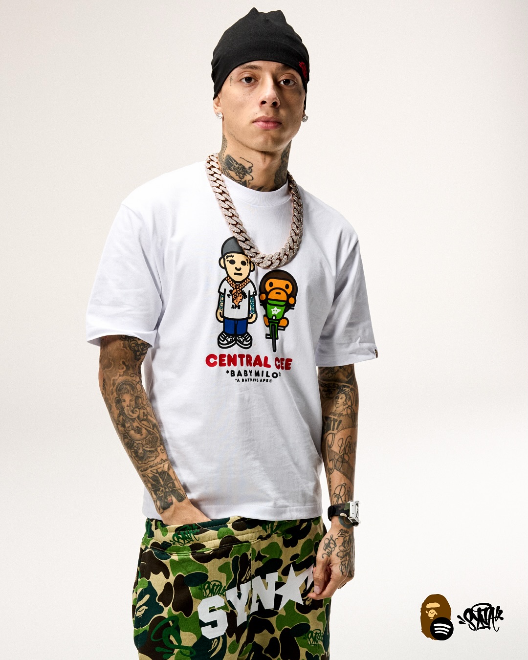 Central Cee/SYNA WORLD × A BATHIG APE カプセルコレクションが2025年 11/25 発売予定 (セントラル・シー シナ・ ワールド ア ベイシング エイプ)