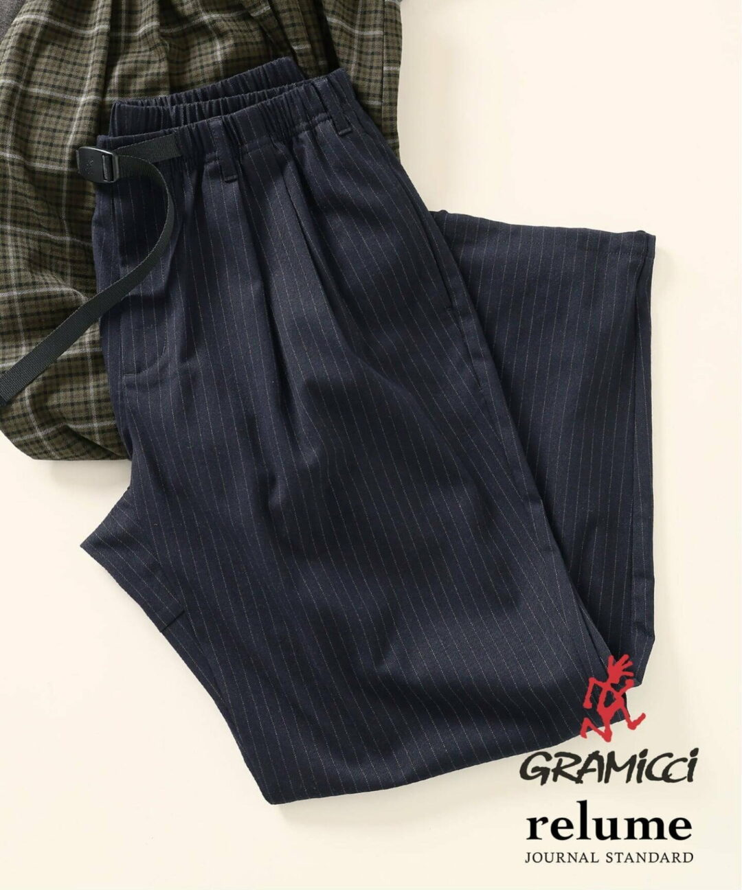 JOURNAL STANDARD relume × Gramicci 2025 FW 別注 “TR ウーリー 2タック イージーパンツ”が2025年 9月下旬 発売 (ジャーナルスタンダード グラミチ)