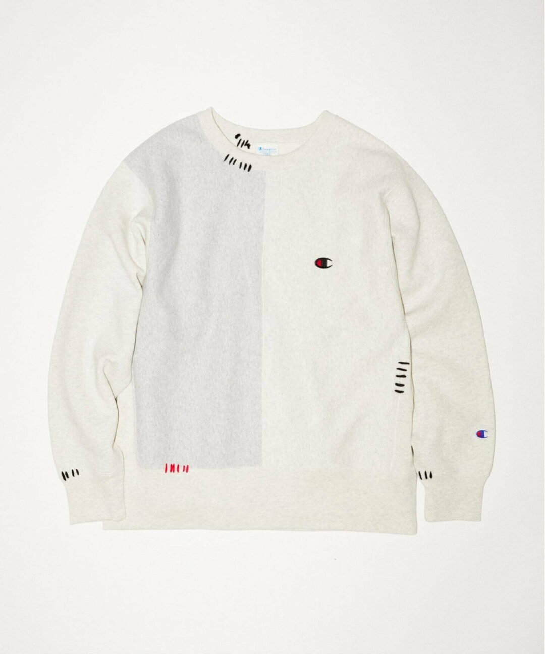 Champion × JOURNAL STANDARD relume 2025 FW 別注 “ハンド ステッチ クルー スウェット”が11月中旬 発売 (チャンピオン ジャーナルスタンダード)