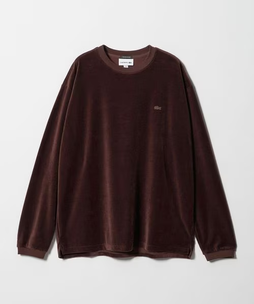 LACOSTE for BEAUTY&YOUTH 2025 FW “ベロア ロングスリーブ Tシャツ”が2025年 9/19 発売 (ラコステ ビューティアンドユース)