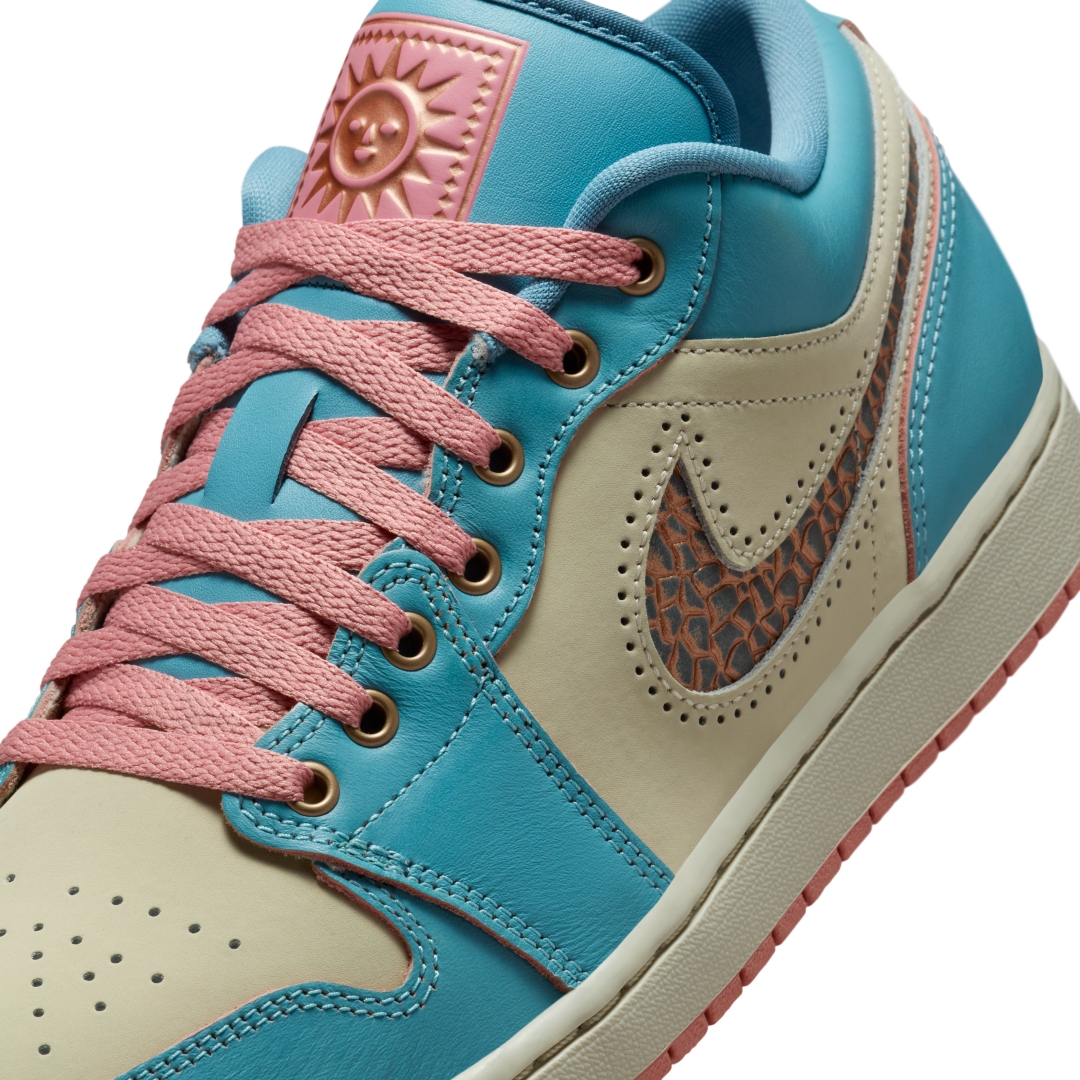 【2025年 9/9 発売】NIKE AIR JORDAN 1 LOW SE “Somos Eternos/Denim Turquoise” (ナイキ エア ジョーダン 1 ロー “ソモス・エテルノス/デニムターコイズ″) [IM8120-464]
