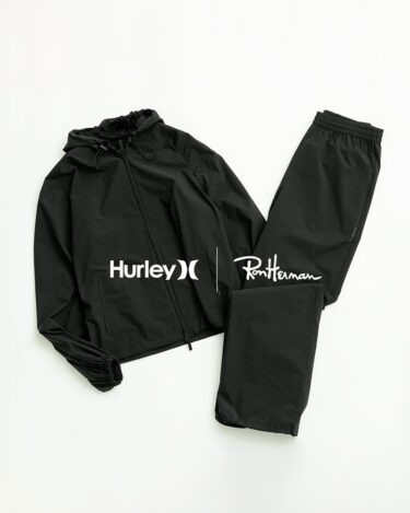 Hurley for Ron Herman "Woven Nylon jacket & Pants"が2025年 9/6 発売 (ハーレー ロンハーマン)