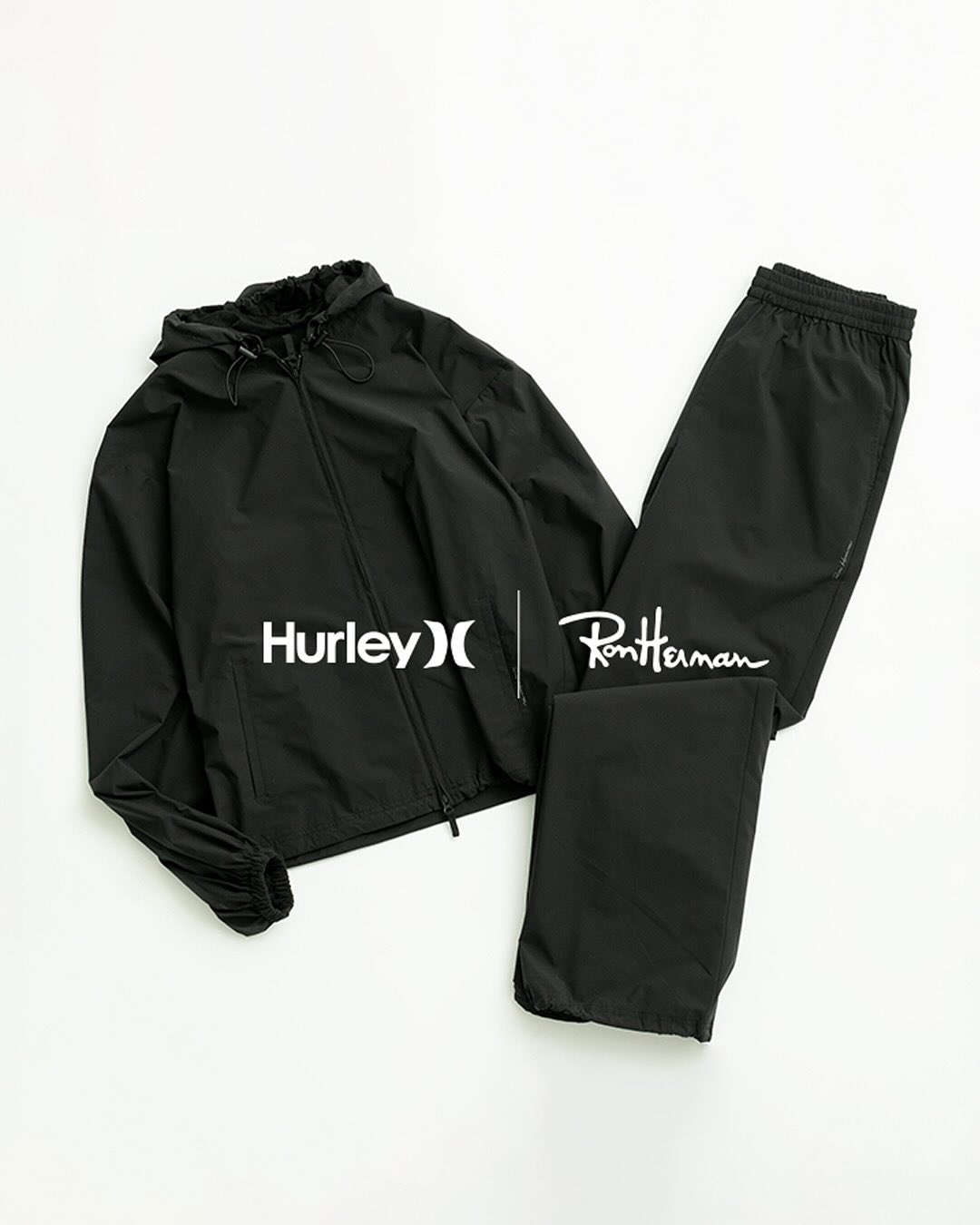Hurley for Ron Herman "Woven Nylon jacket & Pants"が2025年 9/6 発売 (ハーレー ロンハーマン)