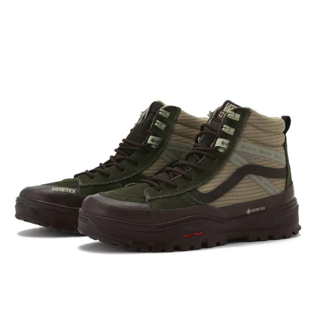 【2025年 9/9 発売】VANS MTE SK8-HI GORE-TEX INSULATED “Black/Dark Green” (バンズ スケートハイ ゴアテックス) [VN000DARBKA/VN000DARF87]