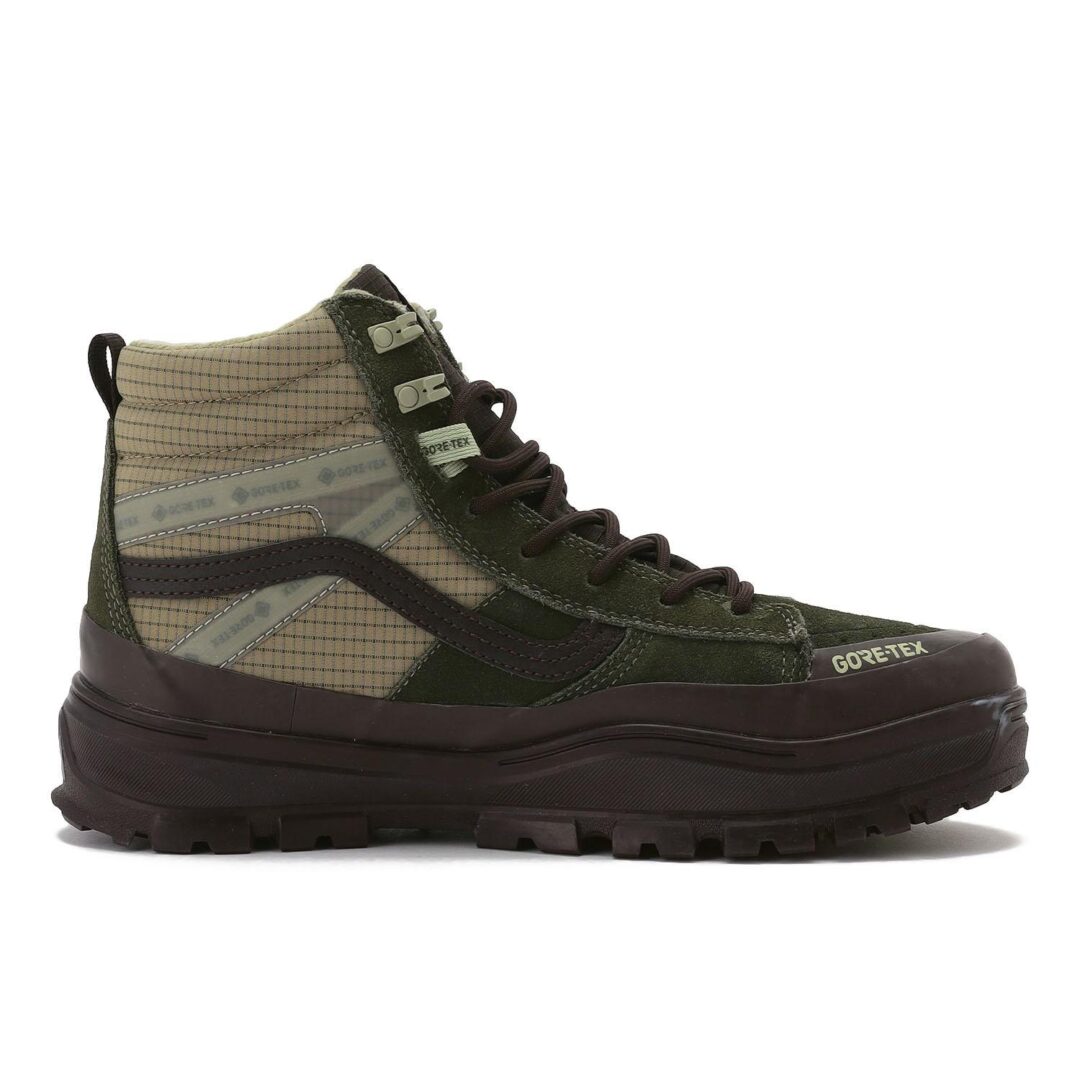 【2025年 9/9 発売】VANS MTE SK8-HI GORE-TEX INSULATED “Black/Dark Green” (バンズ スケートハイ ゴアテックス) [VN000DARBKA/VN000DARF87]