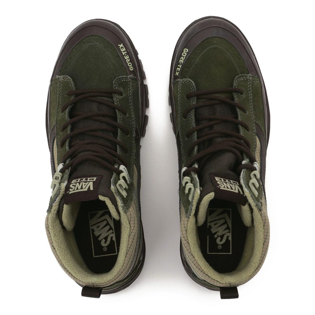 【2025年 9/9 発売】VANS MTE SK8-HI GORE-TEX INSULATED “Black/Dark Green” (バンズ スケートハイ ゴアテックス) [VN000DARBKA/VN000DARF87]