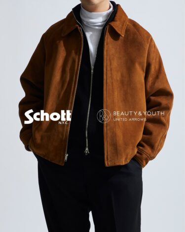 Schott for BEAUTY&YOUTH 2025 FW "ジップブルゾン"が2025年 9/3 発売 (ショット ビューティアンドユース)