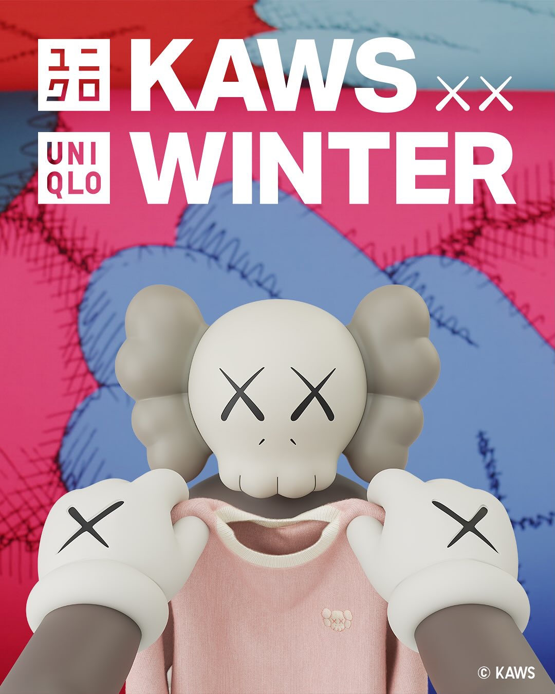 UNIQLO × KAWS 2025 FW コラボコレクション「KAWS WINTER」が11/21 発売  (ユニクロ カウズ)