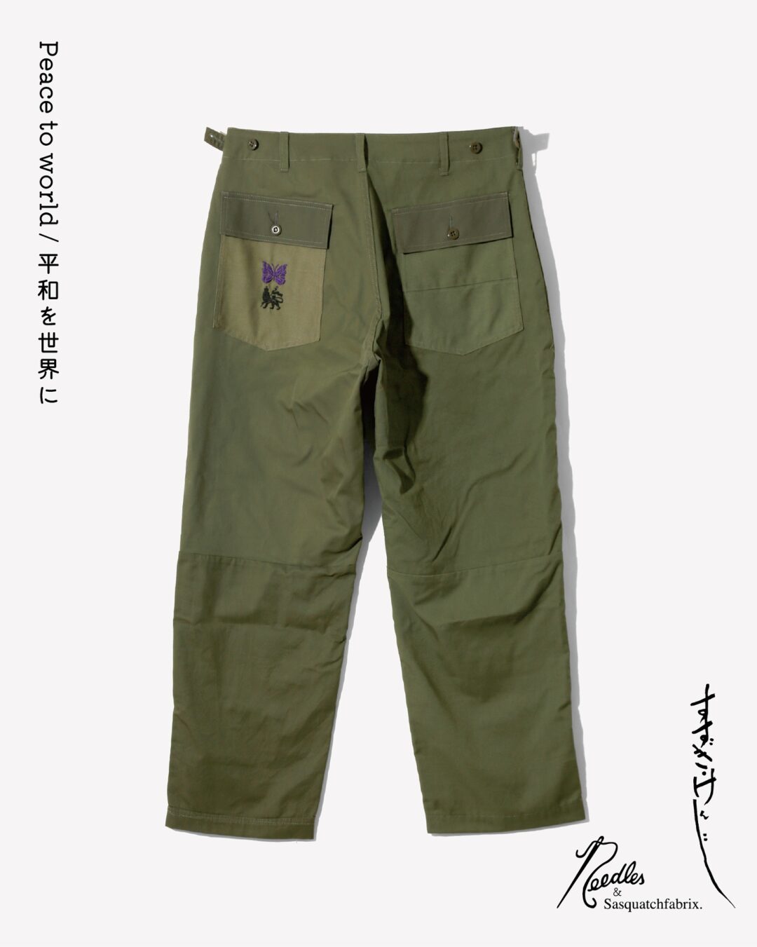 【2025年 9/6 発売】NEEDLES × Sasquatchfabrix 2025 FW “PEACE TO WORLD ー平和を世界にー” (ニードルズ スクワァッチファブリックス)