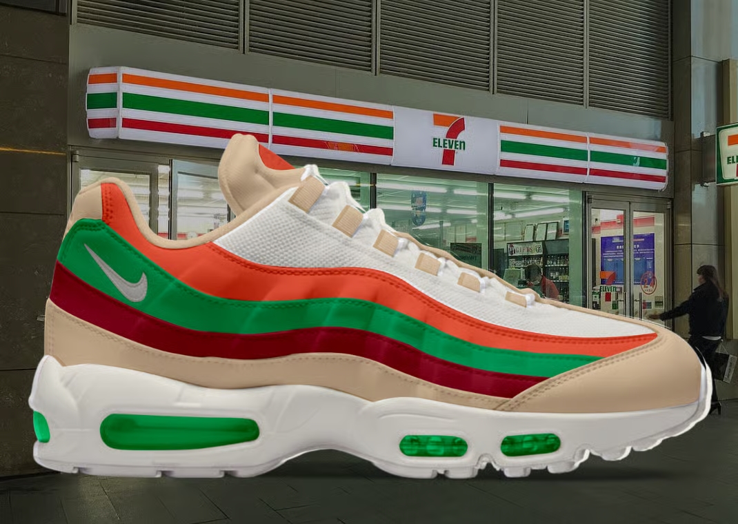 「セブンイレブン」と「ローソン」カラーのNIKE AIR MAX 95 BIG BUBBLEが2026年 夏 発売予定 (ナイキ エア マックス 95 ビッグバブル “7-Eleven & Lawson”) [IR1944-100/IR1944-101]