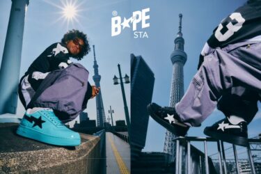 オールパテントレザーを採用した A BATHING APE BAPE STA #1 が2025年 9/13 発売 (ア ベイシング エイプ)