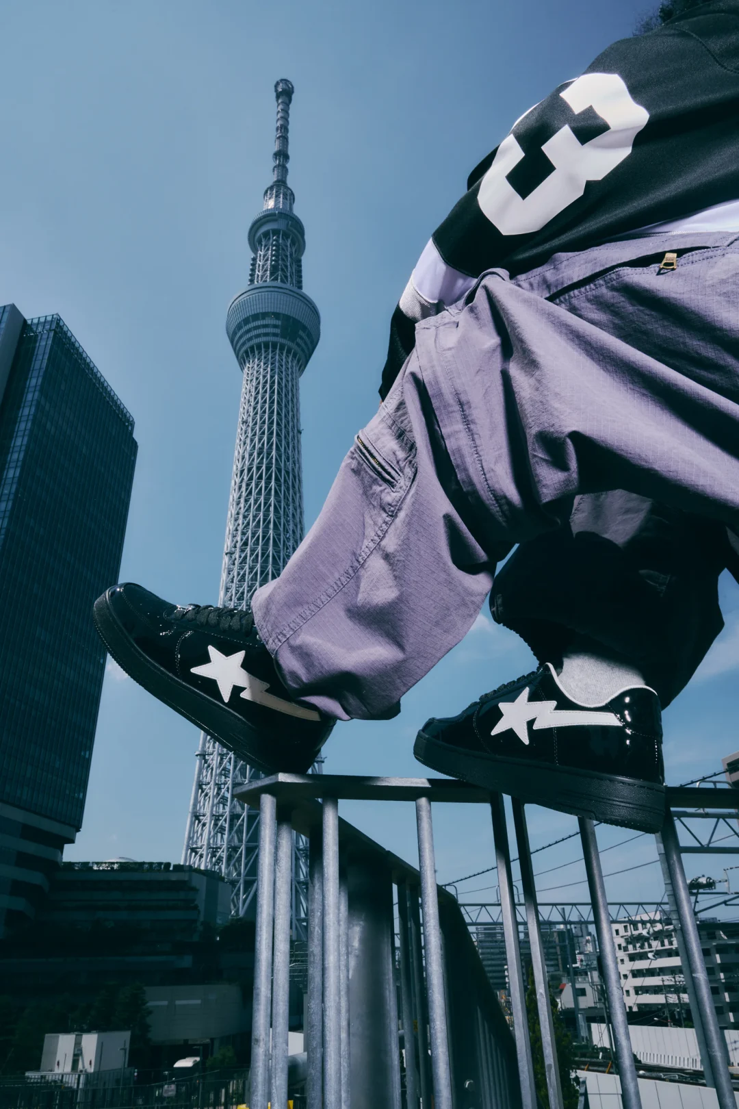 オールパテントレザーを採用した A BATHING APE BAPE STA #1 が2025年 9/13 発売 (ア ベイシング エイプ)