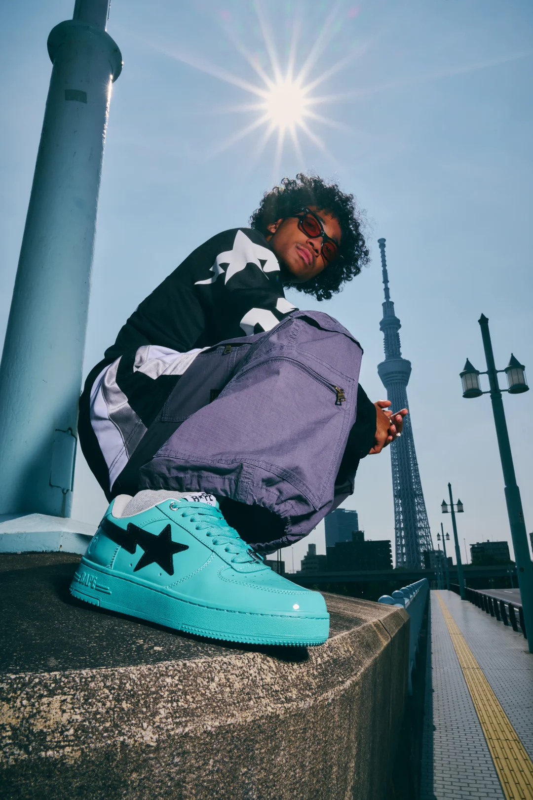 オールパテントレザーを採用した A BATHING APE BAPE STA #1 が2025年 9/13 発売 (ア ベイシング エイプ)