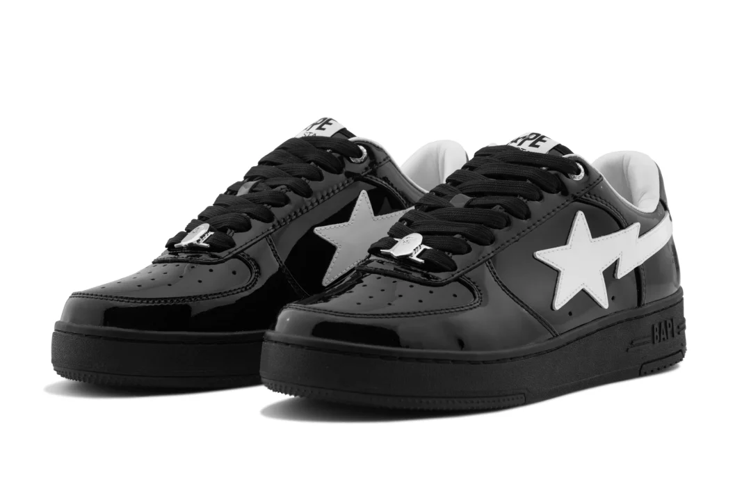 オールパテントレザーを採用した A BATHING APE BAPE STA #1 が2025年 9/13 発売 (ア ベイシング エイプ)