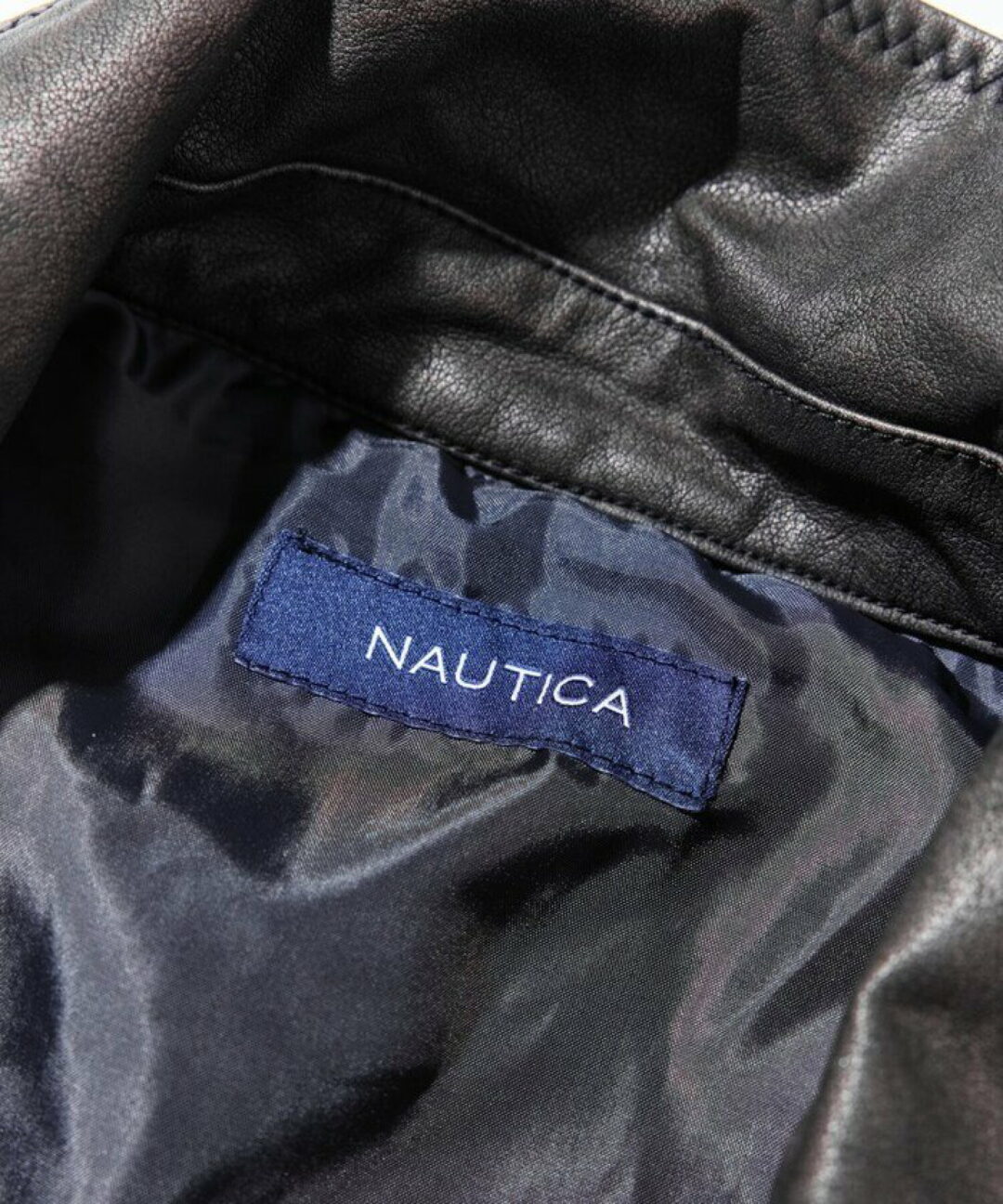 NAUTICA 2025 FW “フェード加工 レザレッド ショート丈 ジップブルゾン”が発売 (ノーティカ)