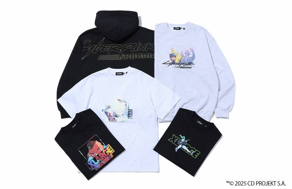 XLARGE × CYBERPUNK: EDGERUNNERS 2025 FW 最新コラボが9/13 発売 ​(エクストララージ サイバーパンク エッジランナーズ)