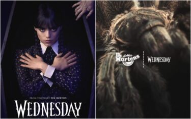 Dr. Martens × Netflixのドラマ「WEDNESDAY/ウェンズデー」コラボ第2弾が2025年 10/8 発売 (ドクターマーチン ネットフリックス)
