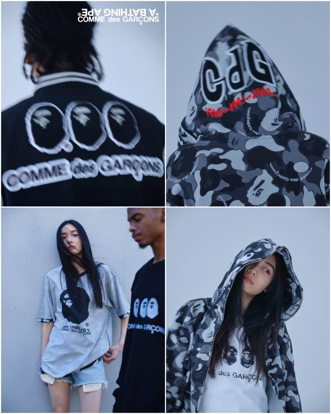 A BATHING APE × COMME des GARÇONS 2025 FW 新作コレクションが 2024年 9/20 発売 (ア ベイシング エイプ コム デ ギャルソン)