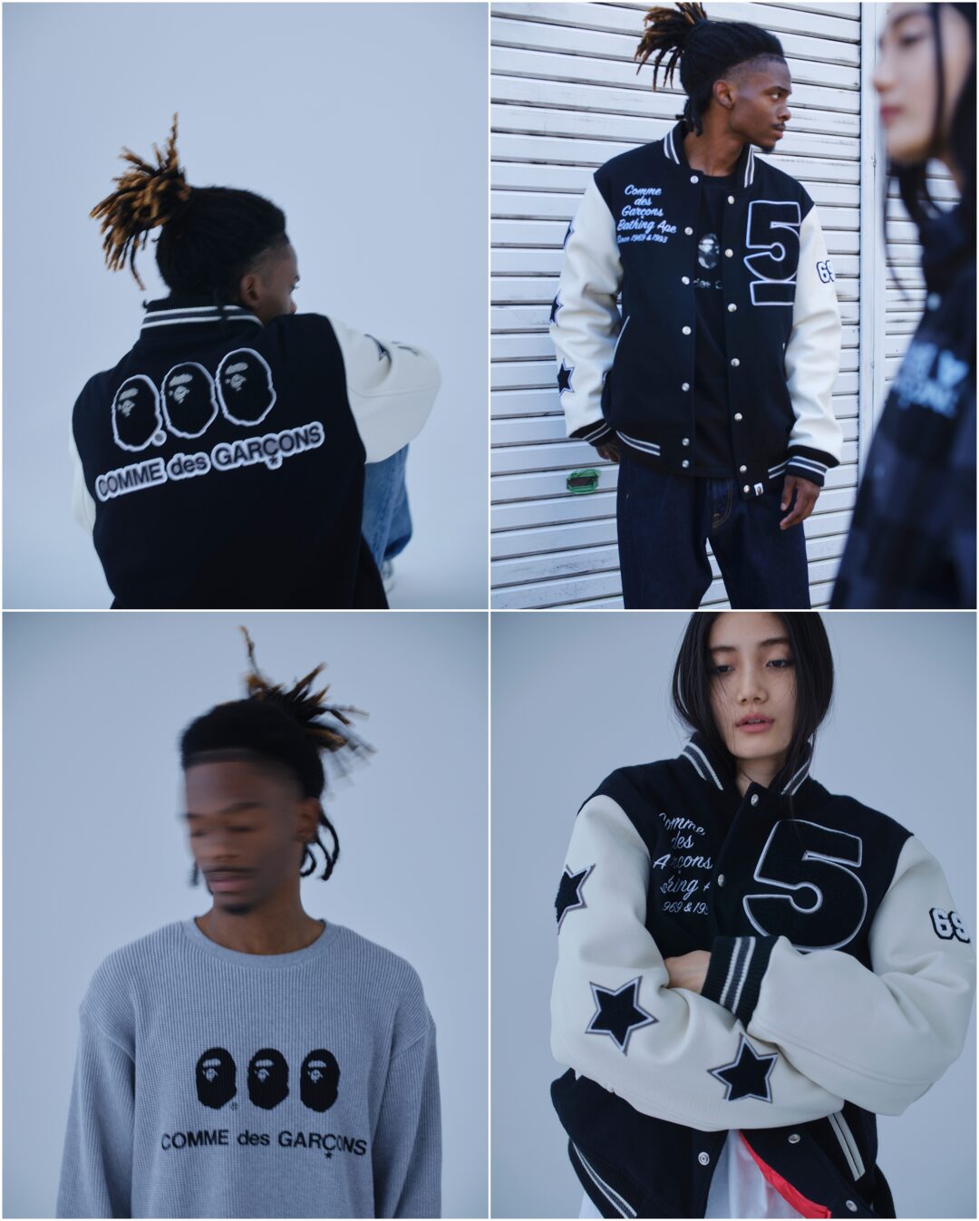 A BATHING APE × COMME des GARÇONS 2025 FW 新作コレクションが 2024年 9/20 発売 (ア ベイシング エイプ コム デ ギャルソン)