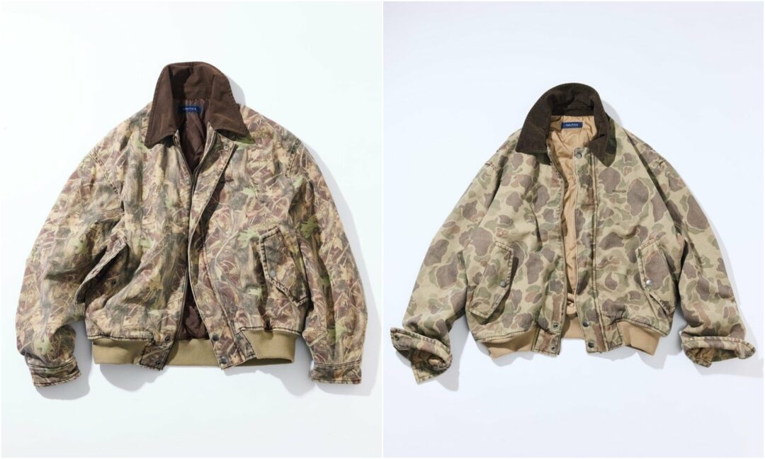 NAUTICA 2025 FW “カモ柄ボンバージャケット - ダックハンター/リアルツリーカモ”が発売 (ノーティカ)