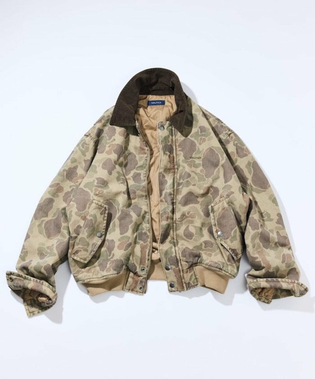 NAUTICA 2025 FW “カモ柄ボンバージャケット – ダックハンター/リアルツリーカモ”が発売 (ノーティカ)