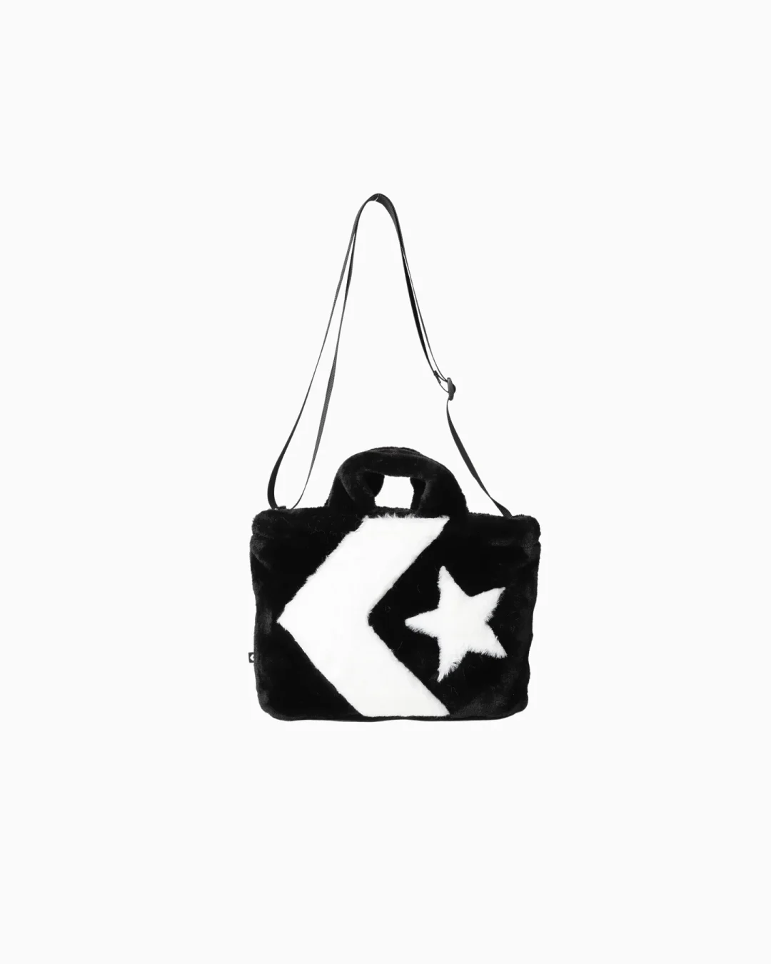 コンバースからシェブロン&スターのロゴをファーで大きくデザインしたトートバッグ「CS FUR TOTE」が2025年 9/26 発売 (CONVERSE CHEVRON&STAR) [42700020/42700021/42700022]