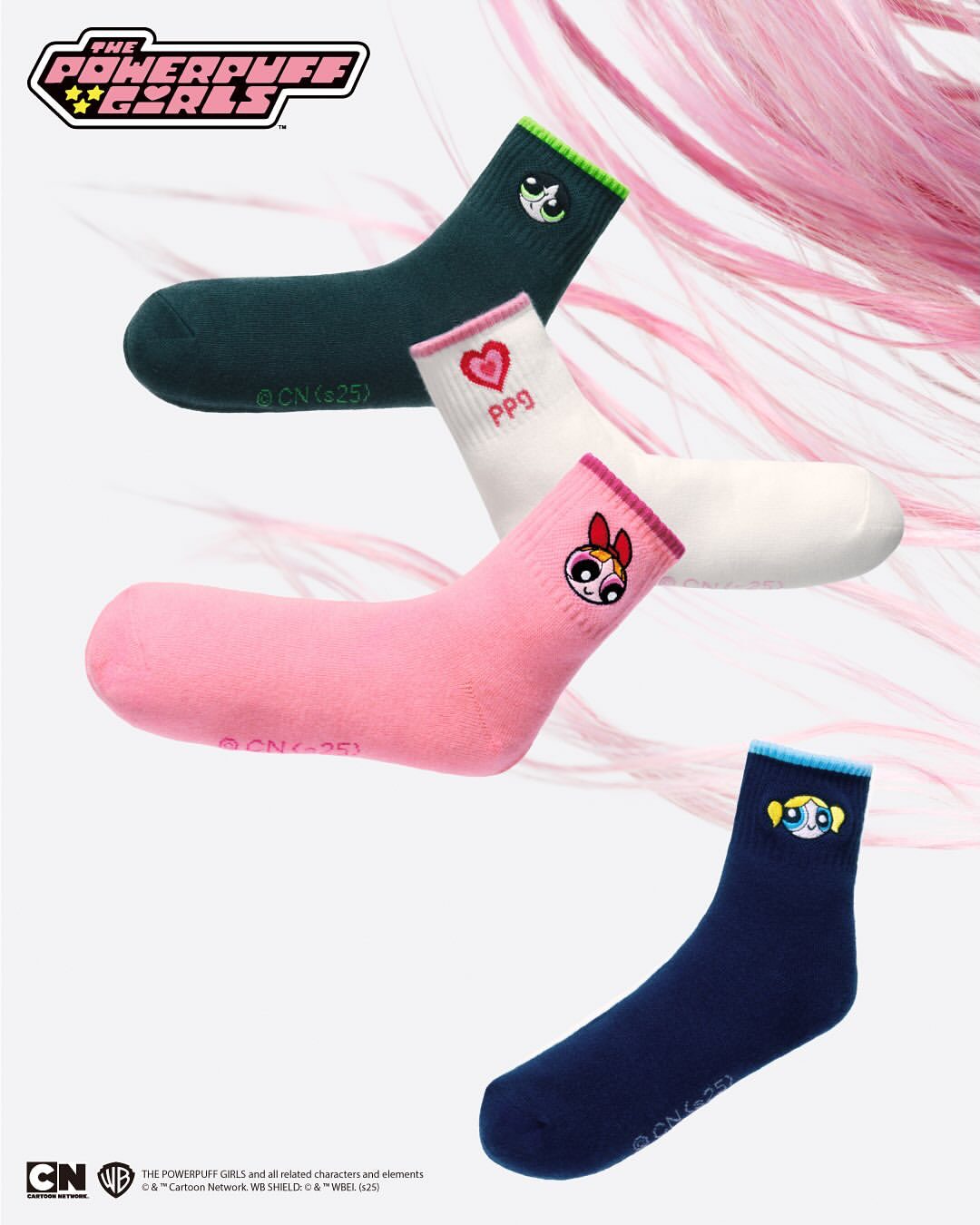 パワーパフガールズ × GU 2025 FW コラボレーションが2025年 10/6 発売 (ジーユー THE POWERPUFF GIRLS)