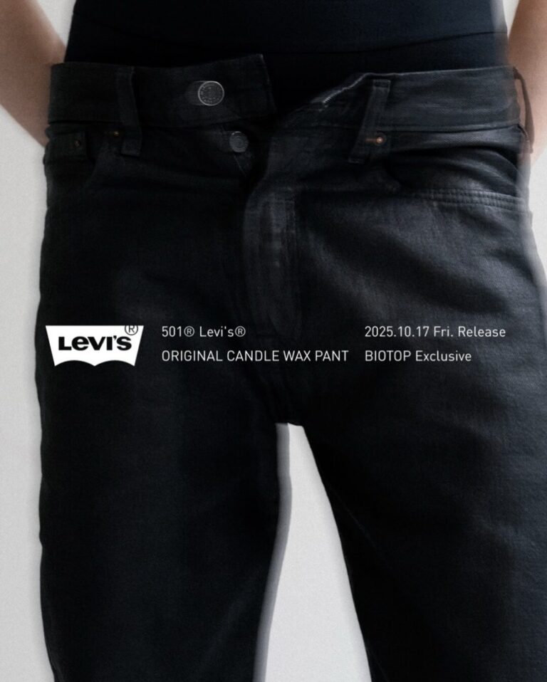 BIOTOP 限定 Levi's “501 ORIGINAL CANDLE WAX PANT”が2025年 10/17