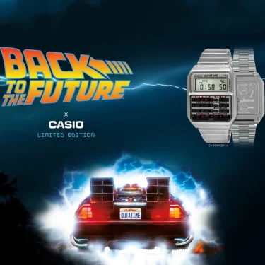 「バック・トゥ・ザ・フューチャー」× CASIO コラボレーションモデル「CA-500WEBF-1AJR」が2025年 10/21 発売 (Back to the Future カシオ)
