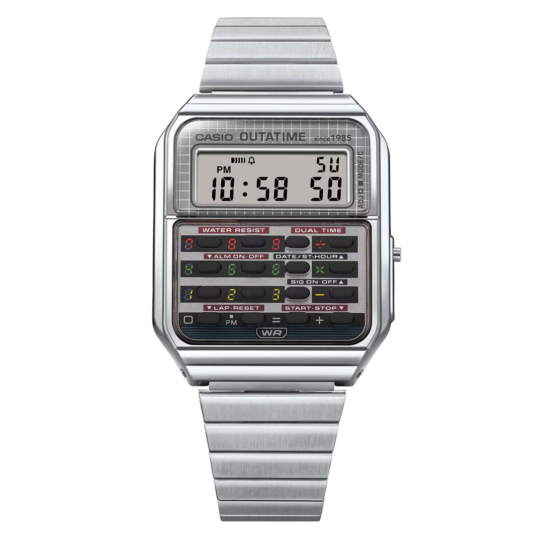 「バック・トゥ・ザ・フューチャー」× CASIO コラボレーションモデル「CA-500WEBF-1AJR」が2025年 10/21 発売 (Back to the Future カシオ)