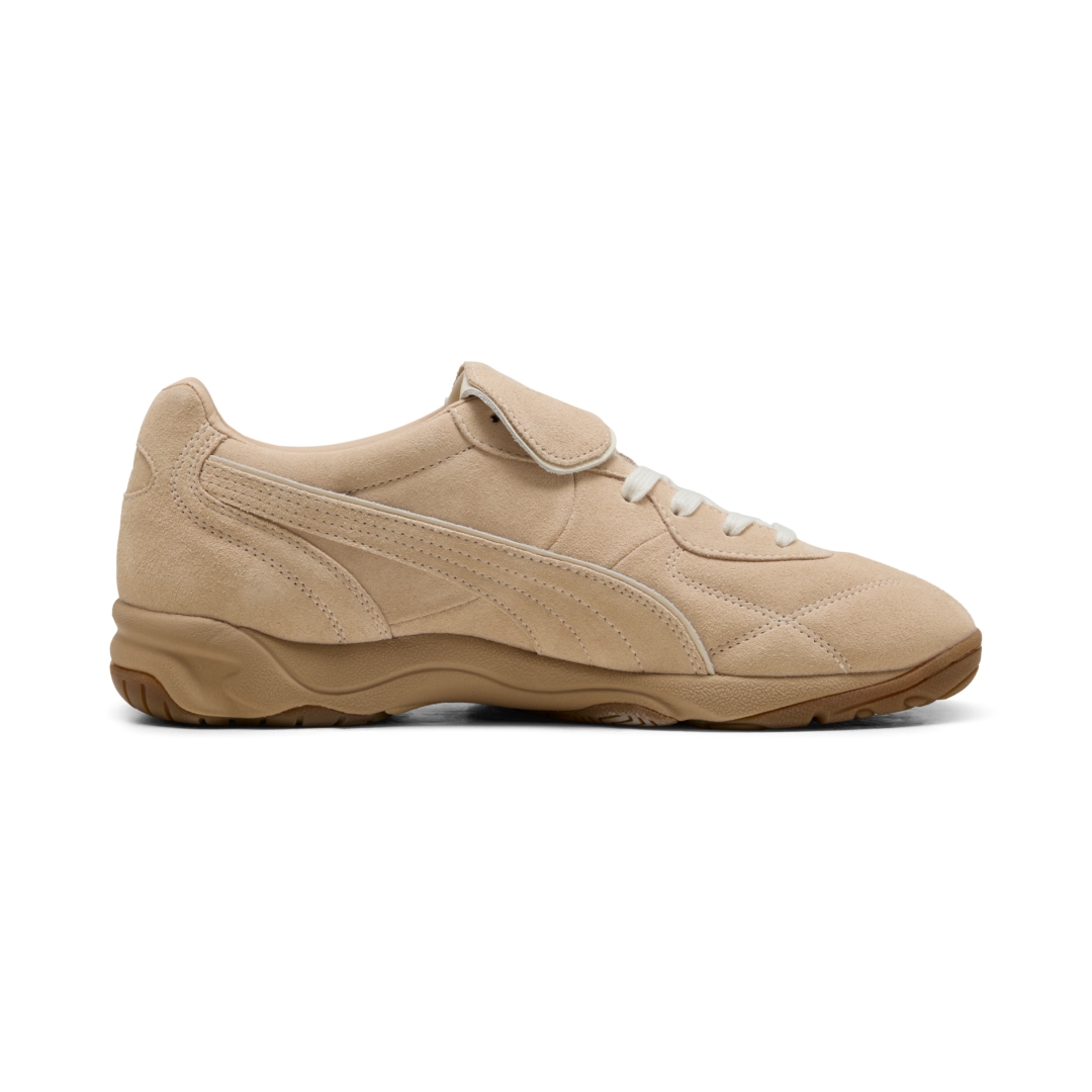 【2025年 10/11 発売】Represent × PUMA KING INDOOR “Light Sand/Frosted Ivory” (リプレゼント プーマ キングインドア) [403454-01]