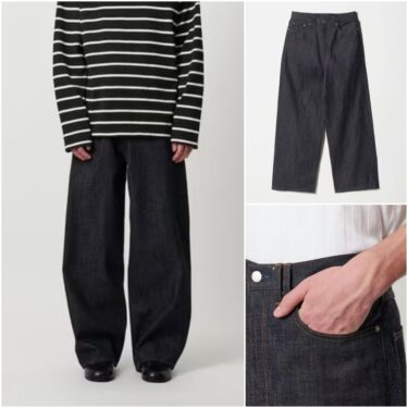 monkey time 2025 FW "リジッド デニム バギー パンツ"が12月中旬 発売 (モンキータイム)