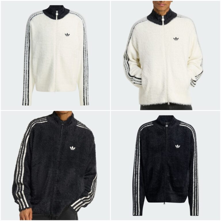 フェイクモヘヤ素材の”アディダス オリジナルス クラシック トラック