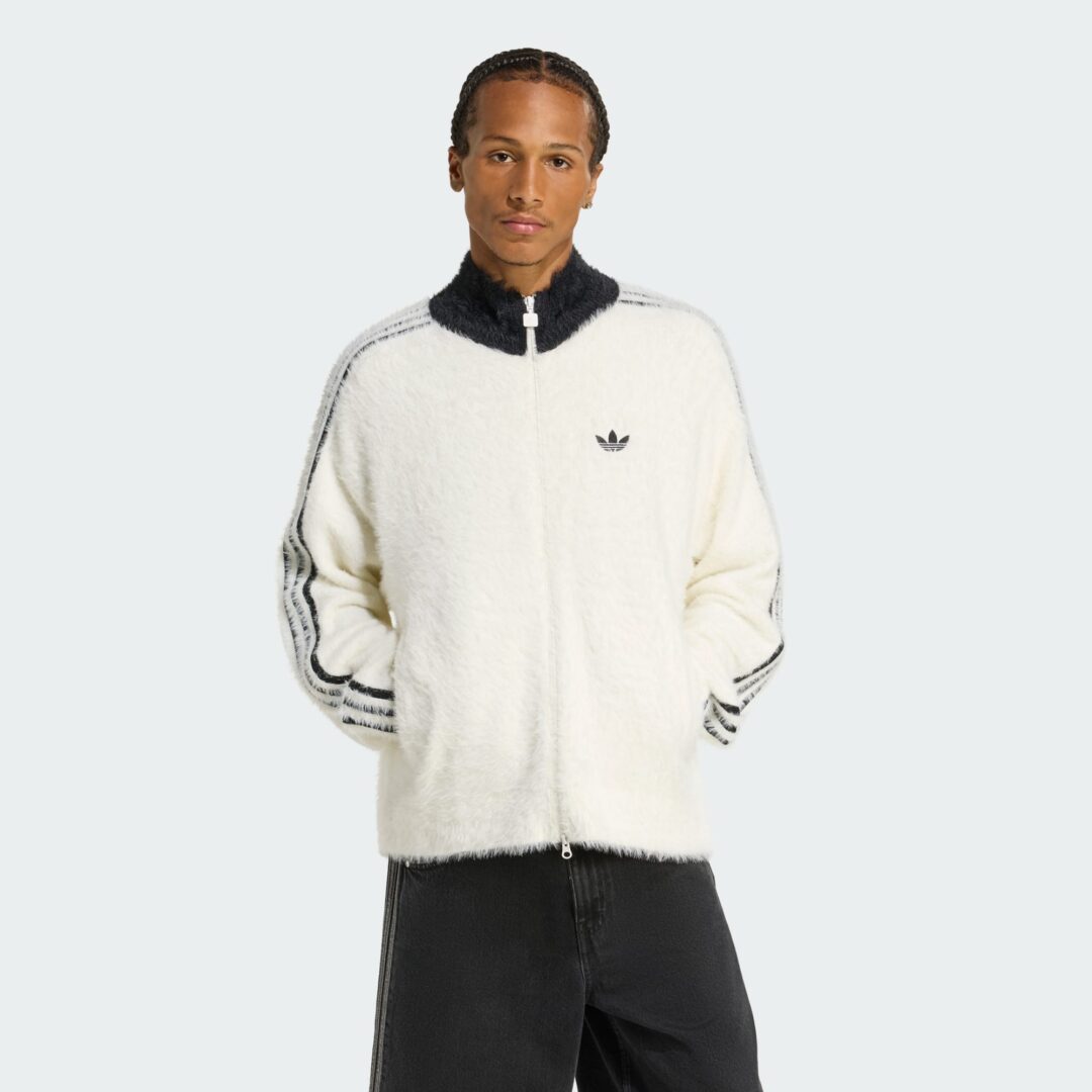 フェイクモヘヤ素材の”アディダス オリジナルス クラシック トラックトップ”が2025年 11/1 発売 (adidas Originals Faux Mohair Classic Track Top) [KR5152/KR5145]