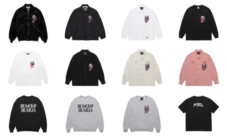 WACKO MARIA × 56 TATTOO STUDIO 2025 FW コラボ コレクションが10/4