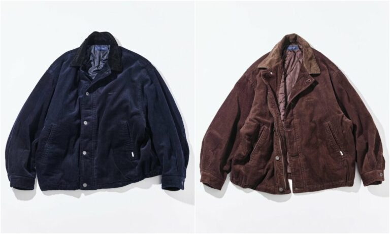 NAUTICA 2025 FW “中綿 ストーンバイオ加工 コーデュロイブルゾン