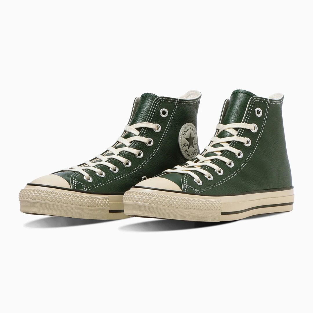 【2025年 11/21 発売】CONVERSE LEATHER ALL STAR J HI “Deep Green” (コンバース レザー オールスター “ディープグリーン”) [31316730]