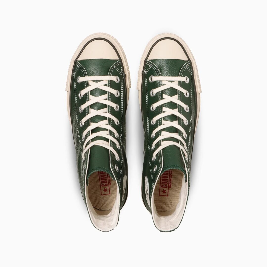 【2025年 11/21 発売】CONVERSE LEATHER ALL STAR J HI “Deep Green” (コンバース レザー オールスター “ディープグリーン”) [31316730]