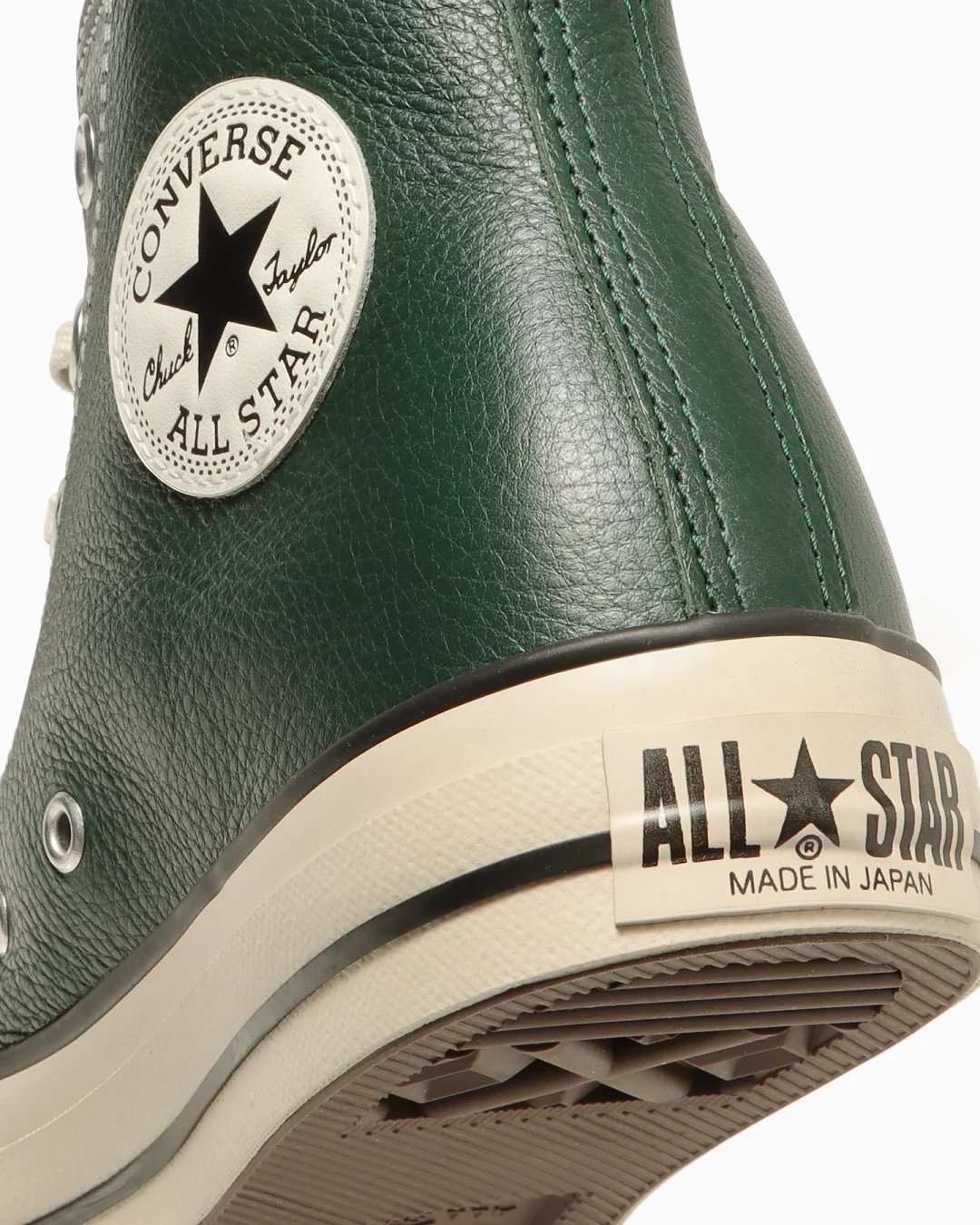 【2025年 11/21 発売】CONVERSE LEATHER ALL STAR J HI “Deep Green” (コンバース レザー オールスター “ディープグリーン”) [31316730]