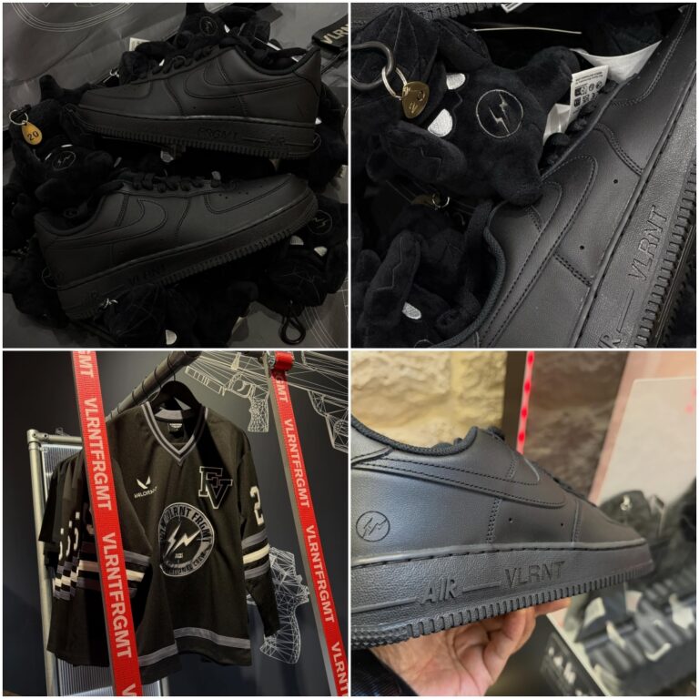 VALORANT x FRAGMENT × NIKE AIR FORCE 1 LOW “Triple Black