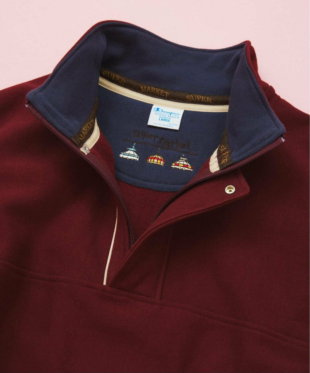 Champion × JOURNAL STANDARD 2025 FW 別注 “スーパーマーケット ハーフ ジップ スウェット”が発売 (チャンピオン ジャーナルスタンダード)