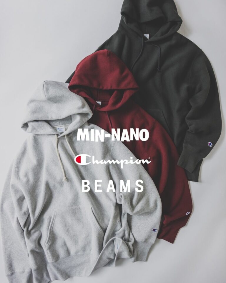 Champion for BEAMS by MIN-NANO 2025 FW 最新Reverse Weaveが2025年