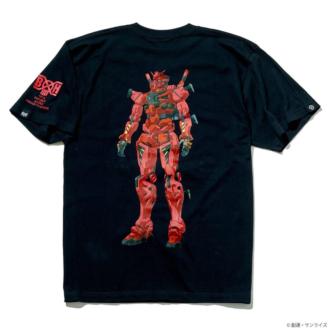 BOUNTY HUNTER × 機動戦士 Gundam GQuuuuuuX コラボTシャツが2025年 10/25 発売 (バウンティーハンター ガンダム ジークアクス)