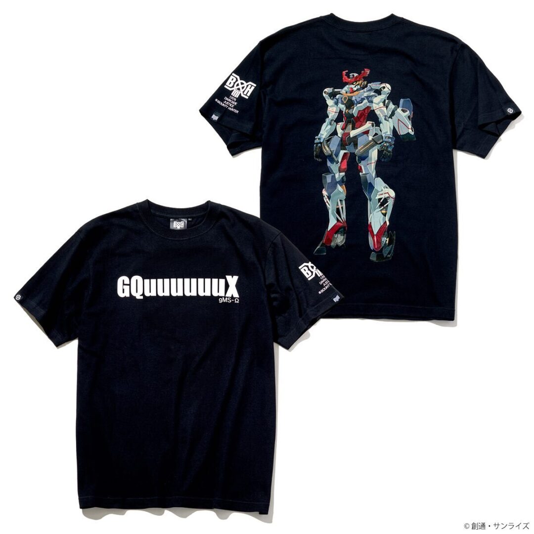 BOUNTY HUNTER × 機動戦士 Gundam GQuuuuuuX コラボTシャツが2025年 10/25 発売 (バウンティーハンター ガンダム ジークアクス)